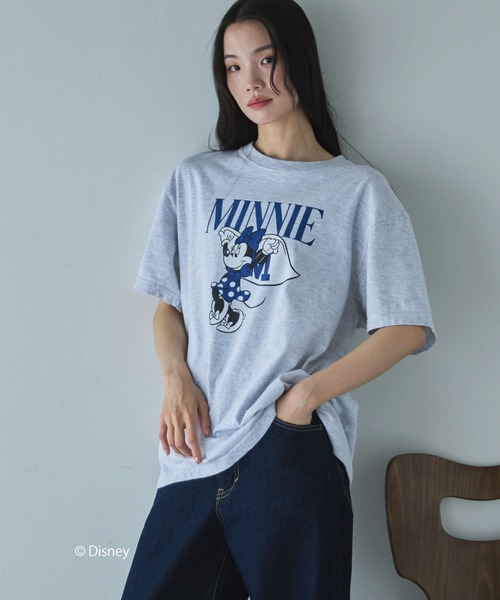 GOOD ROCK SPEED(グッドロックスピード)の「【GOOD ROCK SPEED】MINNIE MOUSE/TEE(Tシャツ/カットソー・レディース・グレー/ホワイト・MEDIUM)」の17枚目の写真