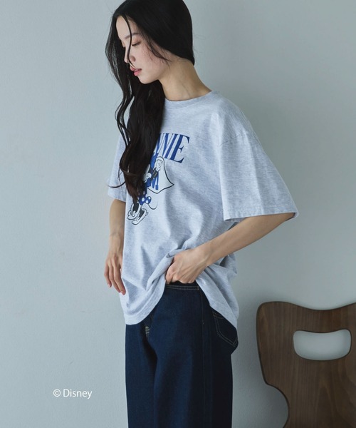 GOOD ROCK SPEED(グッドロックスピード)の「【GOOD ROCK SPEED】MINNIE MOUSE/TEE(Tシャツ/カットソー・レディース・グレー/ホワイト・MEDIUM)」の18枚目の写真