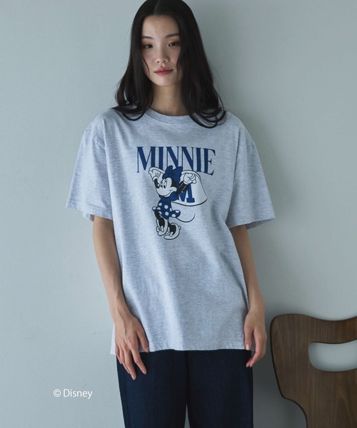 GOOD ROCK SPEED(グッドロックスピード)の「【GOOD ROCK SPEED】MINNIE MOUSE/TEE(Tシャツ/カットソー・レディース・グレー/ホワイト・MEDIUM)」の13枚目の写真