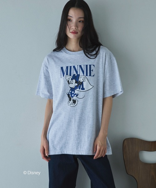 GOOD ROCK SPEED(グッドロックスピード)の「【GOOD ROCK SPEED】MINNIE MOUSE/TEE(Tシャツ/カットソー・レディース・グレー/ホワイト・MEDIUM)」の21枚目の写真