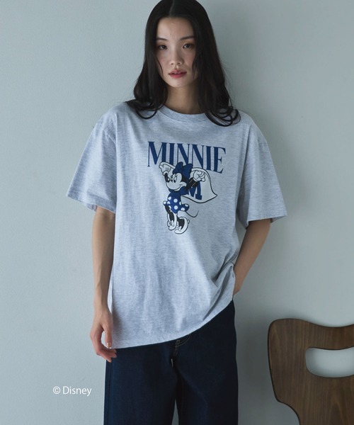 GOOD ROCK SPEED(グッドロックスピード)の「【GOOD ROCK SPEED】MINNIE MOUSE/TEE(Tシャツ/カットソー・レディース・グレー/ホワイト・MEDIUM)」の14枚目の写真