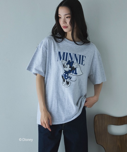 GOOD ROCK SPEED(グッドロックスピード)の「【GOOD ROCK SPEED】MINNIE MOUSE/TEE(Tシャツ/カットソー・レディース・グレー/ホワイト・MEDIUM)」の15枚目の写真