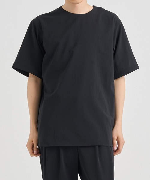 RAINMAKER(レインメーカー)の「【RAINMAKER/レインメーカー】PULL OVER S/S SHIRT(Tシャツ/カットソー・メンズ・ダークグレー/ブラック・4/5)」の1枚目の写真
