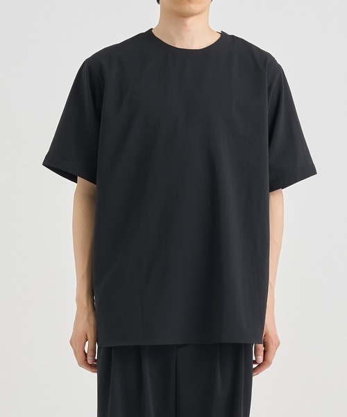 RAINMAKER(レインメーカー)の「【RAINMAKER/レインメーカー】PULL OVER S/S SHIRT(Tシャツ/カットソー・メンズ・ダークグレー/ブラック・4/5)」の5枚目の写真