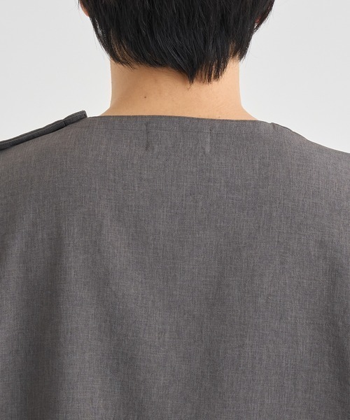 RAINMAKER(レインメーカー)の「【RAINMAKER/レインメーカー】PULL OVER S/S SHIRT(Tシャツ/カットソー・メンズ・ダークグレー/ブラック・4/5)」の16枚目の写真