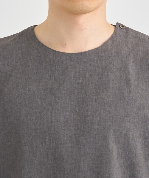 RAINMAKER(レインメーカー)の「【RAINMAKER/レインメーカー】PULL OVER S/S SHIRT(Tシャツ/カットソー・メンズ・ダークグレー/ブラック・4/5)」の20枚目の写真
