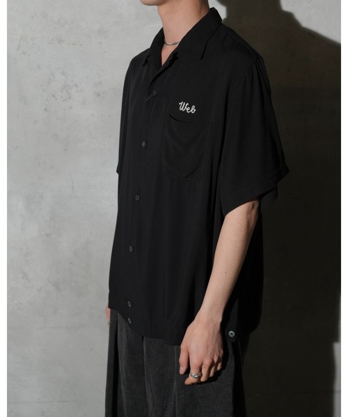 DAN RIVER(ダンリバー )の「DELMAR デルマー / 60S BOWLING SHIRT EMB(シャツ/ブラウス・メンズ・ブラック・SMALL/MEDIUM/LARGE)」の14枚目の写真