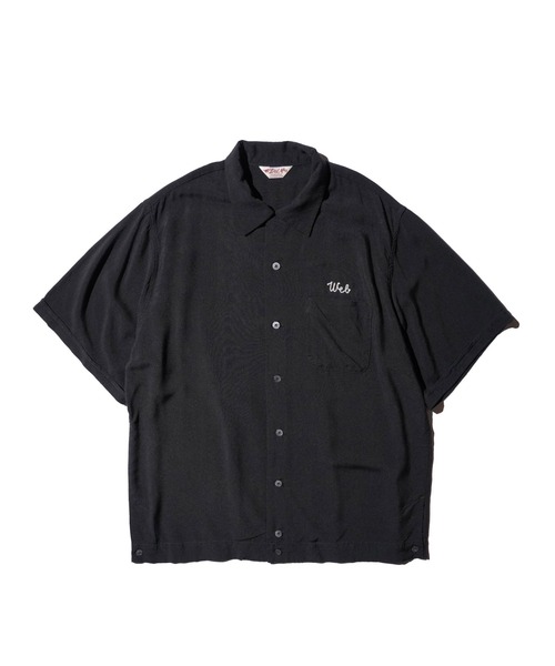 DAN RIVER(ダンリバー )の「DELMAR デルマー / 60S BOWLING SHIRT EMB(シャツ/ブラウス・メンズ・ブラック・SMALL/MEDIUM/LARGE)」の3枚目の写真