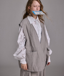 JOURNAL STANDARD LUXE | リネンヘリンボン ベスト(その他アウター)