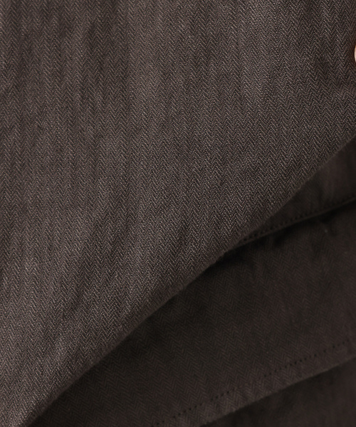 JOURNAL STANDARD LUXE（ジャーナルスタンダード　ラックス）の「リネンヘリンボン ベスト（その他アウター・レディース・グレー/ブラウン・FREE）」の11枚目の写真