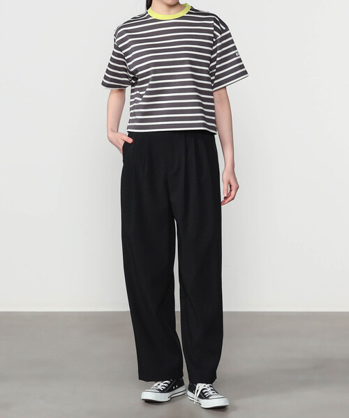 ORCIVAL(オーシバル)の「ORCIVAL | マーセライズ クルーネック 半袖プルオーバー WOMEN(Tシャツ/カットソー・レディース・ブラック系その他2/グレー系その他/ブラック系その他/ホワイト・1)」の14枚目の写真