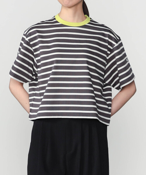 ORCIVAL(オーシバル)の「ORCIVAL | マーセライズ クルーネック 半袖プルオーバー WOMEN(Tシャツ/カットソー・レディース・ブラック系その他2/グレー系その他/ブラック系その他/ホワイト・1)」の3枚目の写真