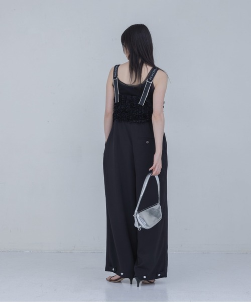 Eimee Law（エイミーロウ）の「フリルビスチェ サロペット（サロペット/オーバーオール・レディース・ブラック/ネイビー・FREE）」の12枚目の写真