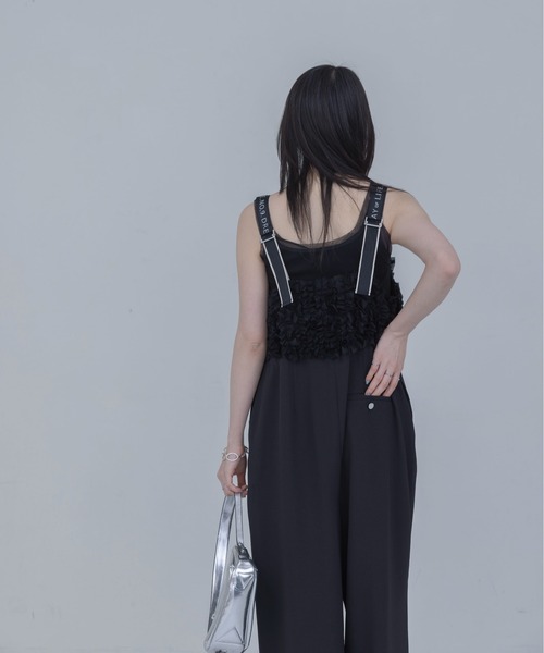 Eimee Law（エイミーロウ）の「フリルビスチェ サロペット（サロペット/オーバーオール・レディース・ブラック/ネイビー・FREE）」の15枚目の写真