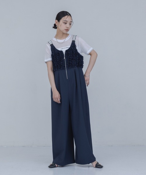スコットクラブ　Eimee Law フリルビスチェロゴテープサロペット フリルビスチェ サロペット Eimee Law│Eimee Law & LHELBIE 公式