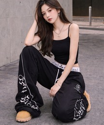 almo（アルモ）の「【Bls】 【ZL】【Bling Leads】ダブルハイウエスト イージーパンツ(BL)（その他パンツ）」