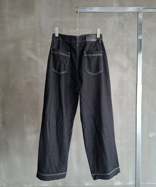WESTBOY(ウエストボーイ)の「Y2K タック切り替え ワイドデニムパンツ WO26S11PT01(デニムパンツ・メンズ・ブラック・L/XL/M)」の11枚目の写真