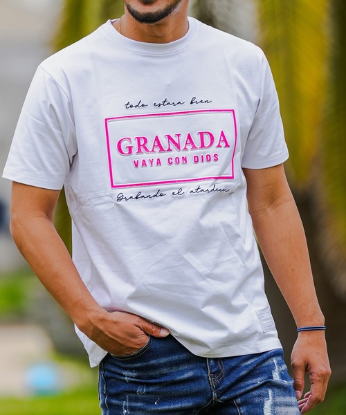 adamsJUGGLER（アダムスジャグラー）の「RTEG ボックスグラナダティー（Tシャツ/カットソー・メンズ・ブラック/ホワイト・XXL/XL/L/M/S）」の15枚目の写真