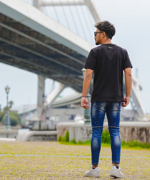 adamsJUGGLER（アダムスジャグラー）の「RTEG ボックスグラナダティー（Tシャツ/カットソー・メンズ・ブラック/ホワイト・XXL/XL/L/M/S）」の22枚目の写真