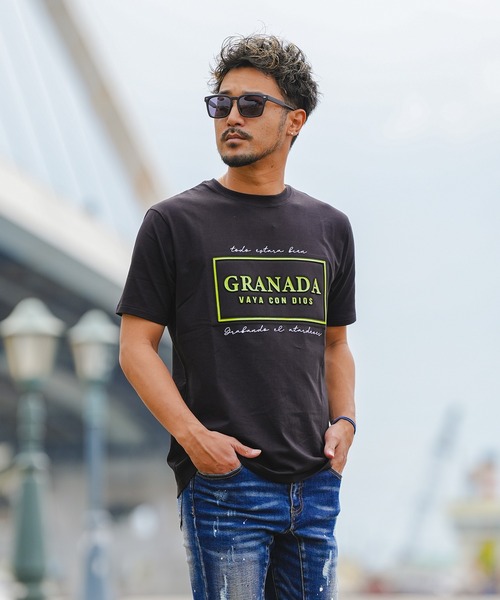adamsJUGGLER（アダムスジャグラー）の「RTEG ボックスグラナダティー（Tシャツ/カットソー・メンズ・ブラック/ホワイト・XXL/XL/L/M/S）」の12枚目の写真
