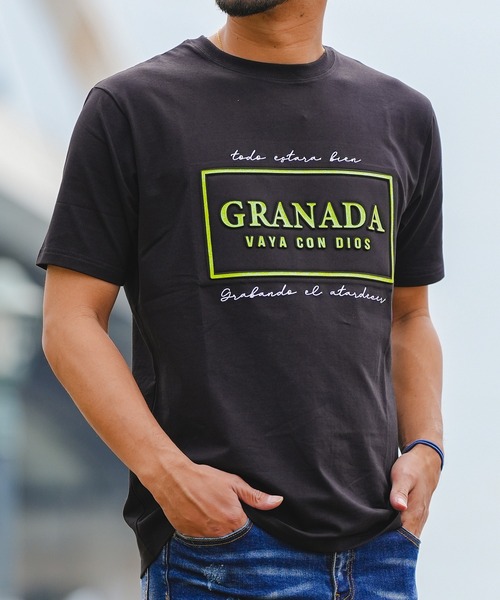 adamsJUGGLER（アダムスジャグラー）の「RTEG ボックスグラナダティー（Tシャツ/カットソー・メンズ・ブラック/ホワイト・XXL/XL/L/M/S）」の9枚目の写真