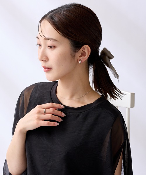 CALIN　STANDARD（カリンスタンダード）の「◆金属アレルギー対応◆◆made in japan◆【痛くない】【落ちにくい】【片手で簡単】　ダブルライン　マグネットイヤリング（イヤリング・レディース・ゴールド/シルバー・FREE）」の9枚目の写真