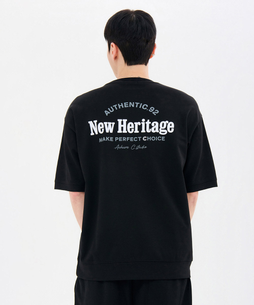 CHASECULT(チェイスカルト)の「共用クーリングコットン半袖スウェットTシャツ-FBRU5811D03(Tシャツ/カットソー・メンズ・ブラック・100/105/110/90/95)」の4枚目の写真