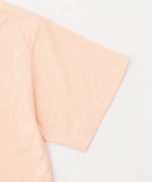 LOVETOXIC(ラブトキシック)の「【綿100%/GOODPRICE】プックリバックロゴルーズ半T(Tシャツ/カットソー・キッズ・ピンク/ネイビー/オレンジ/チャコール/サックスブルー/オフホワイト・S:140cm/M:150cm/L:160cm/130cm)」の9枚目の写真