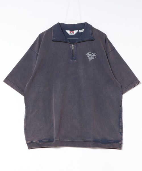 JUNRED(ジュンレッド)の「【BENDAVIS別注】ハーフZIPプルオーバー(Tシャツ/カットソー・メンズ・ネイビー/レッド/ブラック・LL/L/M)」の14枚目の写真