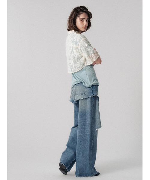 ELCHELE(エルチェレ)の「LAYERED E05 DENIM(デニムパンツ・レディース・ブルー・26inch/25inch/24inch)」の11枚目の写真