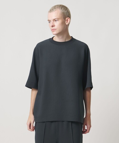 UNITED ARROWS & SONS by DAISUKE OBANA(ユナイテッドアローズアンドサンズバイダイスケオバナ)の「<D.O UNITED ARROWS BY DAISUKE OBANA>Ⅰ COL D/SL TEE 26AW/Tシャツ(Tシャツ/カットソー・メンズ・ダークブラウン/ネイビー/ダークグレー・L/S/XL/M)」の6枚目の写真