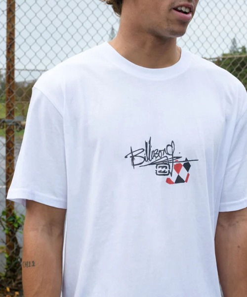 BILLABONG(ビラボン)の「BILLABONG メンズ 【A.IRONS】A.I. ARGYLE PREMIUM SS Tシャツ 【2026年夏モデル】(Tシャツ/カットソー・メンズ・ホワイト・X-LARGE/LARGE/MEDIUM)」の1枚目の写真