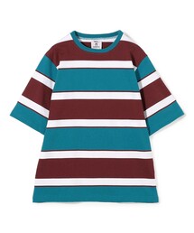 Barbarian（バーバリアン）の「【別注】BARBARIAN コットンボーダー ハーフスリーブ クルーネックカットソー（Tシャツ/カットソー）」