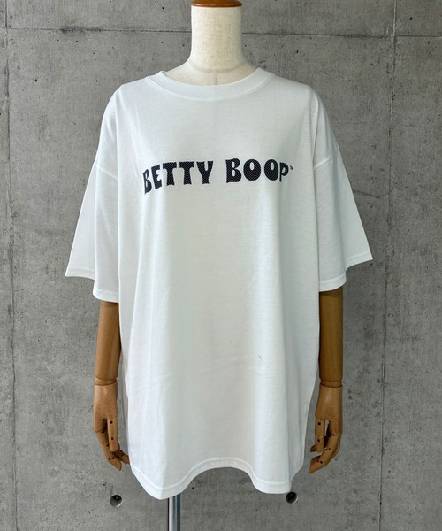 GLAMOROUS JANE(グラマラスジェーン)の「BETTY BOOPドット柄バックプリントTシャツ(Tシャツ/カットソー・レディース・ブラック/オフホワイト/チャコールグレー・FREE)」の15枚目の写真