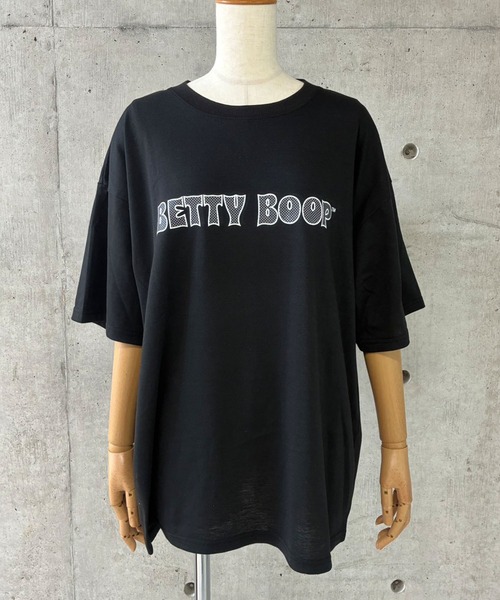 GLAMOROUS JANE(グラマラスジェーン)の「BETTY BOOPドット柄バックプリントTシャツ(Tシャツ/カットソー・レディース・ブラック/オフホワイト/チャコールグレー・FREE)」の8枚目の写真