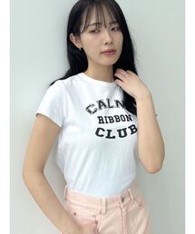 CALNAMUR | リボンクラブTシャツ(Tシャツ/カットソー)