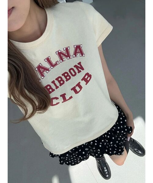 CALNAMUR(カルナムール)の「リボンクラブTシャツ(Tシャツ/カットソー・レディース・イエロー/ホワイト/レッド・FREE)」の7枚目の写真