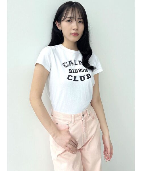 CALNAMUR(カルナムール)の「リボンクラブTシャツ(Tシャツ/カットソー・レディース・イエロー/ホワイト/レッド・FREE)」の10枚目の写真
