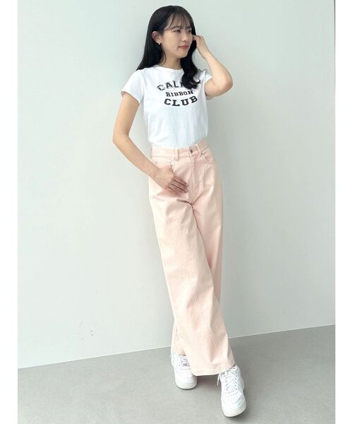 CALNAMUR(カルナムール)の「リボンクラブTシャツ(Tシャツ/カットソー・レディース・イエロー/ホワイト/レッド・FREE)」の11枚目の写真