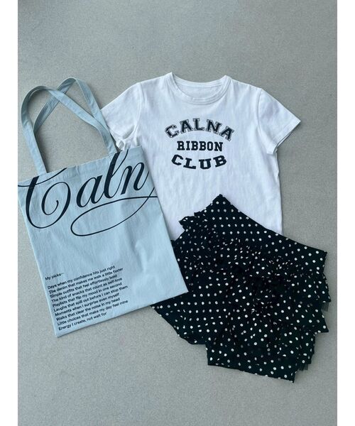 CALNAMUR(カルナムール)の「リボンクラブTシャツ(Tシャツ/カットソー・レディース・イエロー/ホワイト/レッド・FREE)」の15枚目の写真