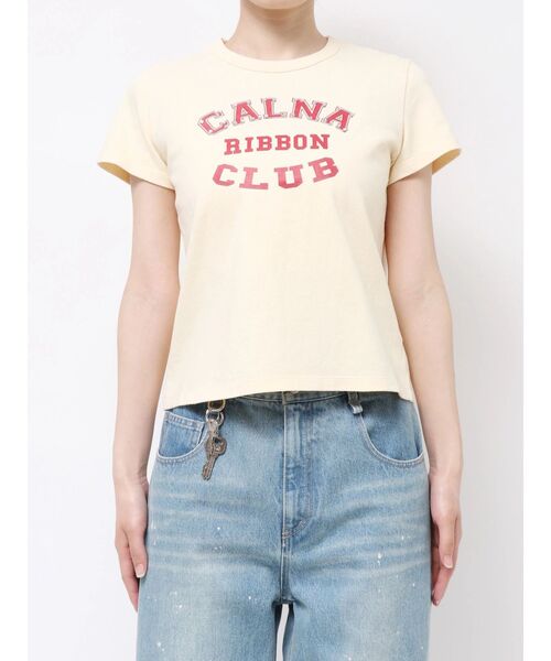 CALNAMUR(カルナムール)の「リボンクラブTシャツ(Tシャツ/カットソー・レディース・イエロー/ホワイト/レッド・FREE)」の16枚目の写真
