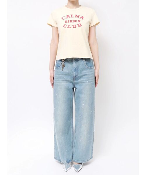 CALNAMUR(カルナムール)の「リボンクラブTシャツ(Tシャツ/カットソー・レディース・イエロー/ホワイト/レッド・FREE)」の18枚目の写真