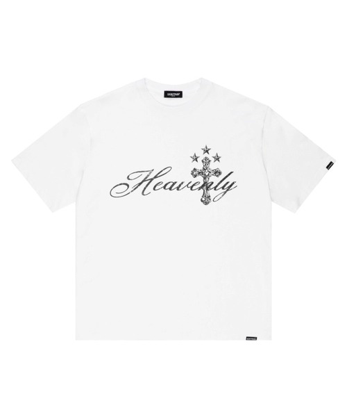 SAINTPAIN（セイントペイン）の「【UNISEX】SAINTPAIN／HEAVENLYクロスT（Tシャツ/カットソー・レディース・ブラック/ホワイト・MEDIUM）」の9枚目の写真