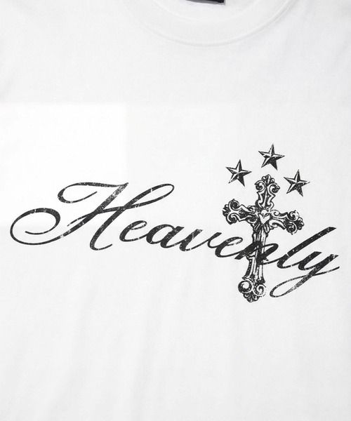 SAINTPAIN（セイントペイン）の「【UNISEX】SAINTPAIN／HEAVENLYクロスT（Tシャツ/カットソー・レディース・ブラック/ホワイト・MEDIUM）」の12枚目の写真