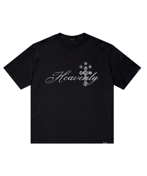 SAINTPAIN（セイントペイン）の「【UNISEX】SAINTPAIN／HEAVENLYクロスT（Tシャツ/カットソー・レディース・ブラック/ホワイト・MEDIUM）」の13枚目の写真