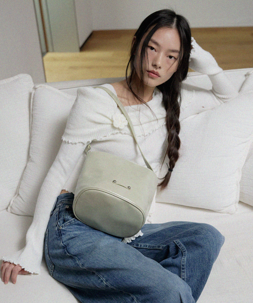 RAIMENT(レイメント)の「Stud Band Basket Bag_Light Khaki(ショルダーバッグ・レディース・その他・FREE)」の13枚目の写真