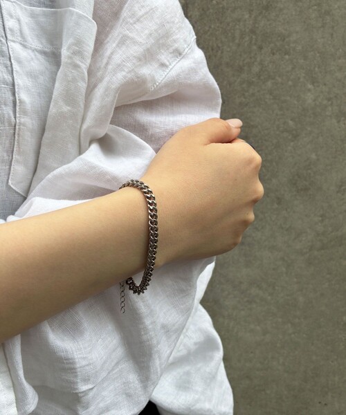 and cloud(アンドクラウド)の「Chain Bracelet(ブレスレット・レディース・シルバー・FREE)」の5枚目の写真