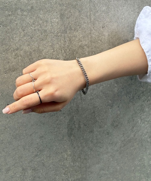 and cloud(アンドクラウド)の「Chain Bracelet(ブレスレット・レディース・シルバー・FREE)」の1枚目の写真