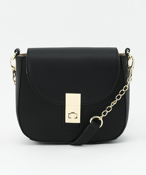 one after another NICE CLAUP(ワンアフターアナザーナイスクラップ)の「【non-no4月号掲載 ナイスクラップ】かぶせ付丸形ショルダー(ショルダーバッグ・レディース・キャメル/サックスブルー/ブラック・FREE)」の1枚目の写真