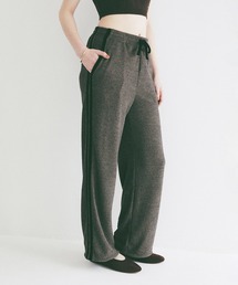 TOPSTITCHED FRILL STRAIGHT PANTS（その他パンツ）｜CLANE（クラネ